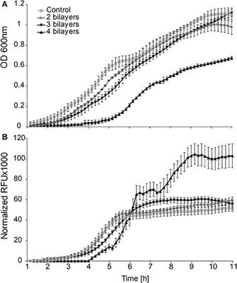 Thickness of Polyelectrolyte Layers of Separately Confined Bacteria Alters Key Physiological Parameters on a Single Cell Level